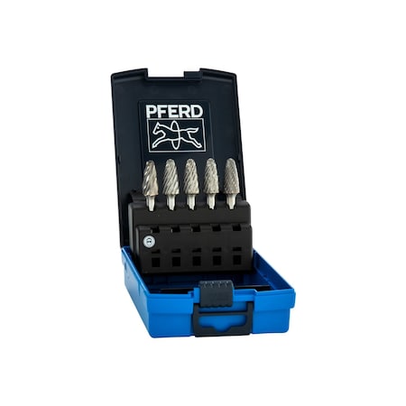 Pferd STEEL, INOX, CAST, ALU, OMNI cuts - Tree shape, 1/4" Shank 26557